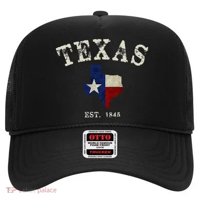 Distressed Texas State Flag Map Hat
