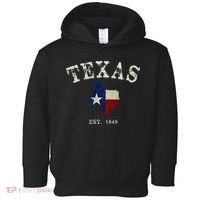 Distressed Texas State Flag Map Toddler Hoodie thumb 0
