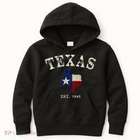 Distressed Texas State Flag Map Kids Hoodie thumb 0