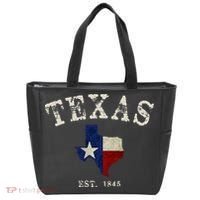 Distressed Texas State Flag Map Tote Bag thumb 0