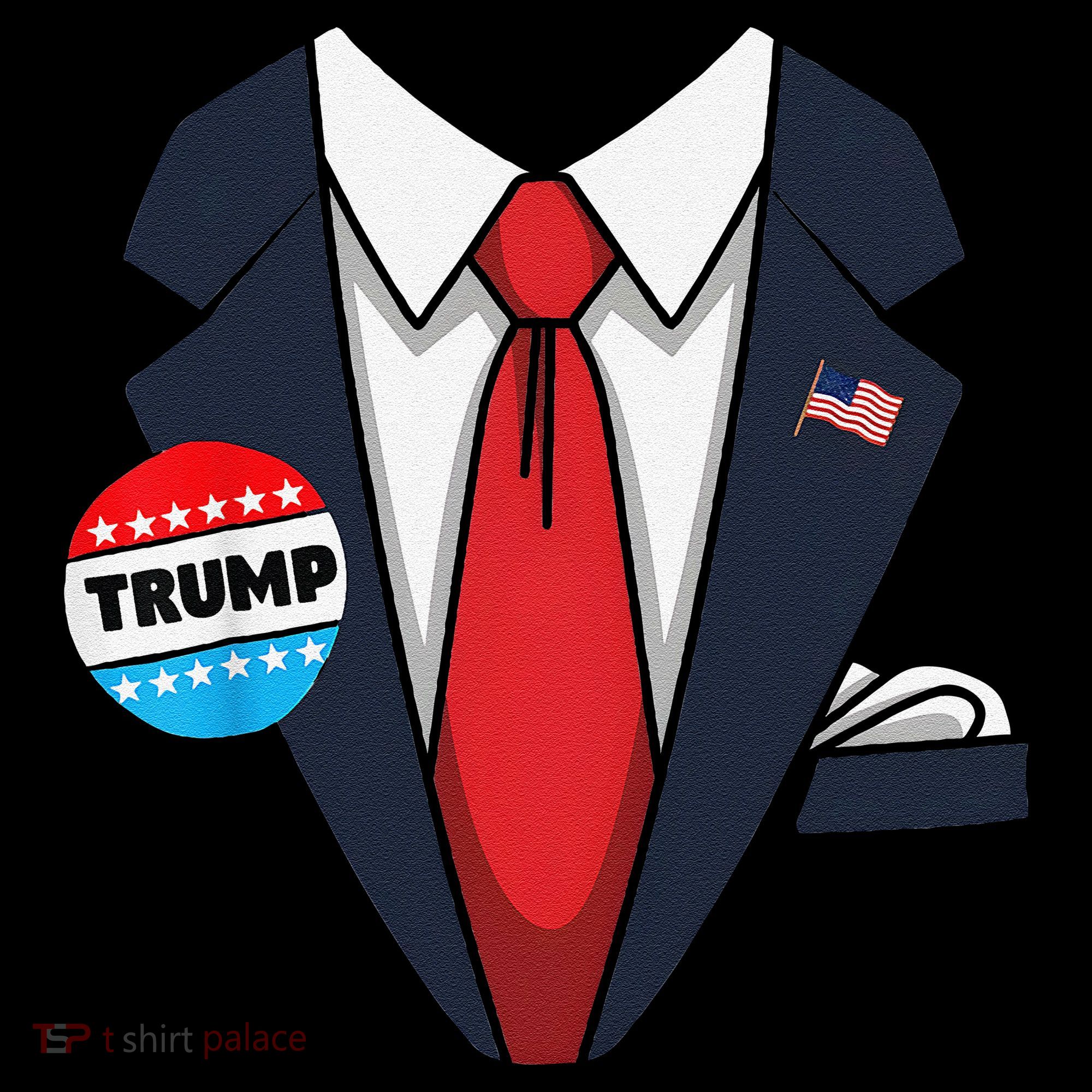Donald Trump Suit Bucket Hat