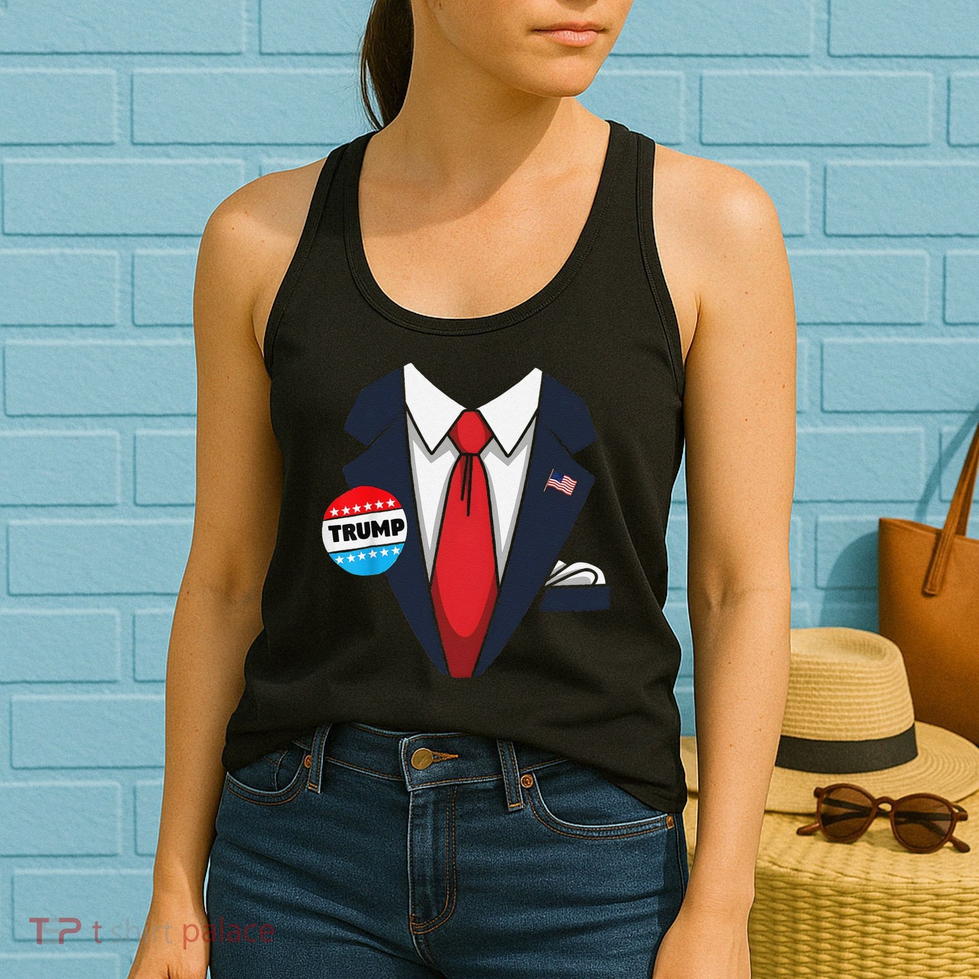 Donald Trump Suit Women's Tank Top