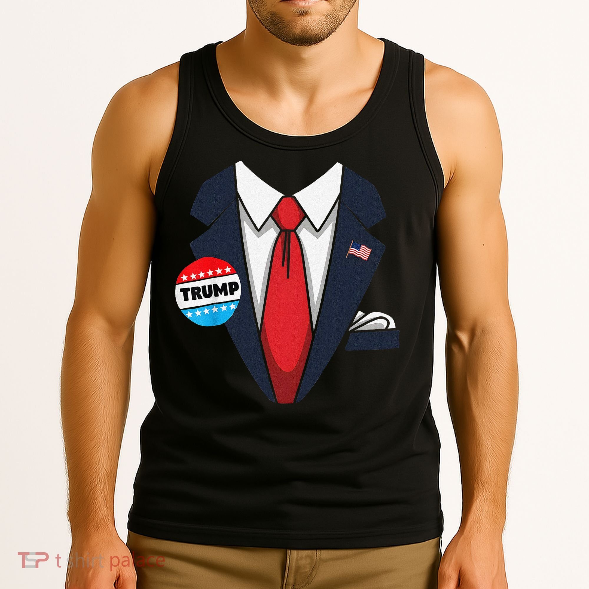 Donald Trump Suit Tank Top