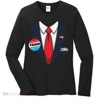 Donald Trump Suit Women's Long Sleeve Shirt thumb 0