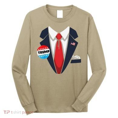 Donald Trump Suit Long Sleeve Shirt