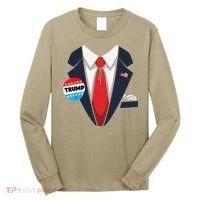 Donald Trump Suit Long Sleeve Shirt thumb 0