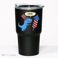 Damn TRex Short Hands Firecracker Funny Firework 4th Of July Tumbler thumb 0