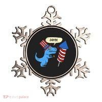 Damn TRex Short Hands Firecracker Funny Firework 4th Of July Ornament thumb 0