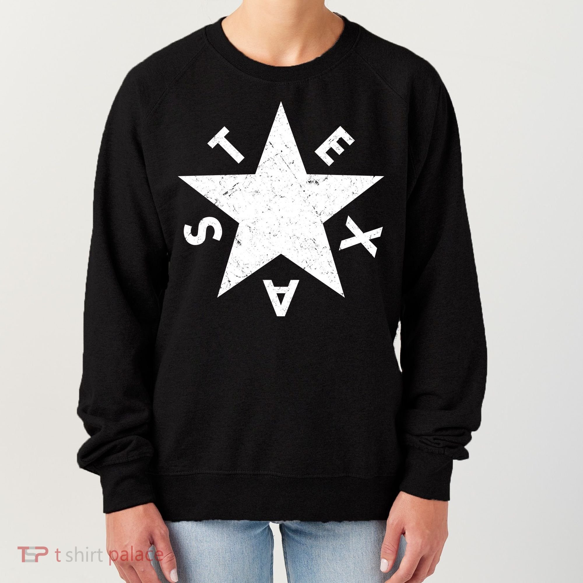 Distressed Texas Star Women's Sweatshirt
