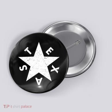 Distressed Texas Star Button