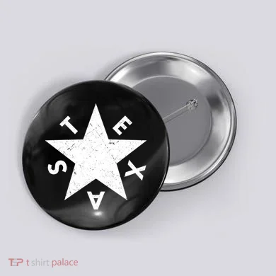Distressed Texas Star Button