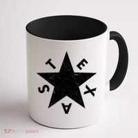 Distressed Texas Star Coffee Mug thumb 1