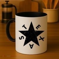 Distressed Texas Star Coffee Mug thumb 4