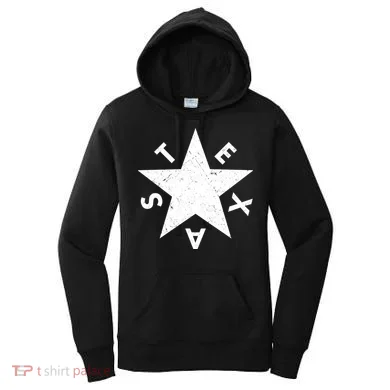 Distressed Texas Star Women's Hoodie