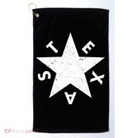 Distressed Texas Star Golf Towel thumb 0