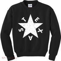Distressed Texas Star Kids Sweatshirt thumb 0