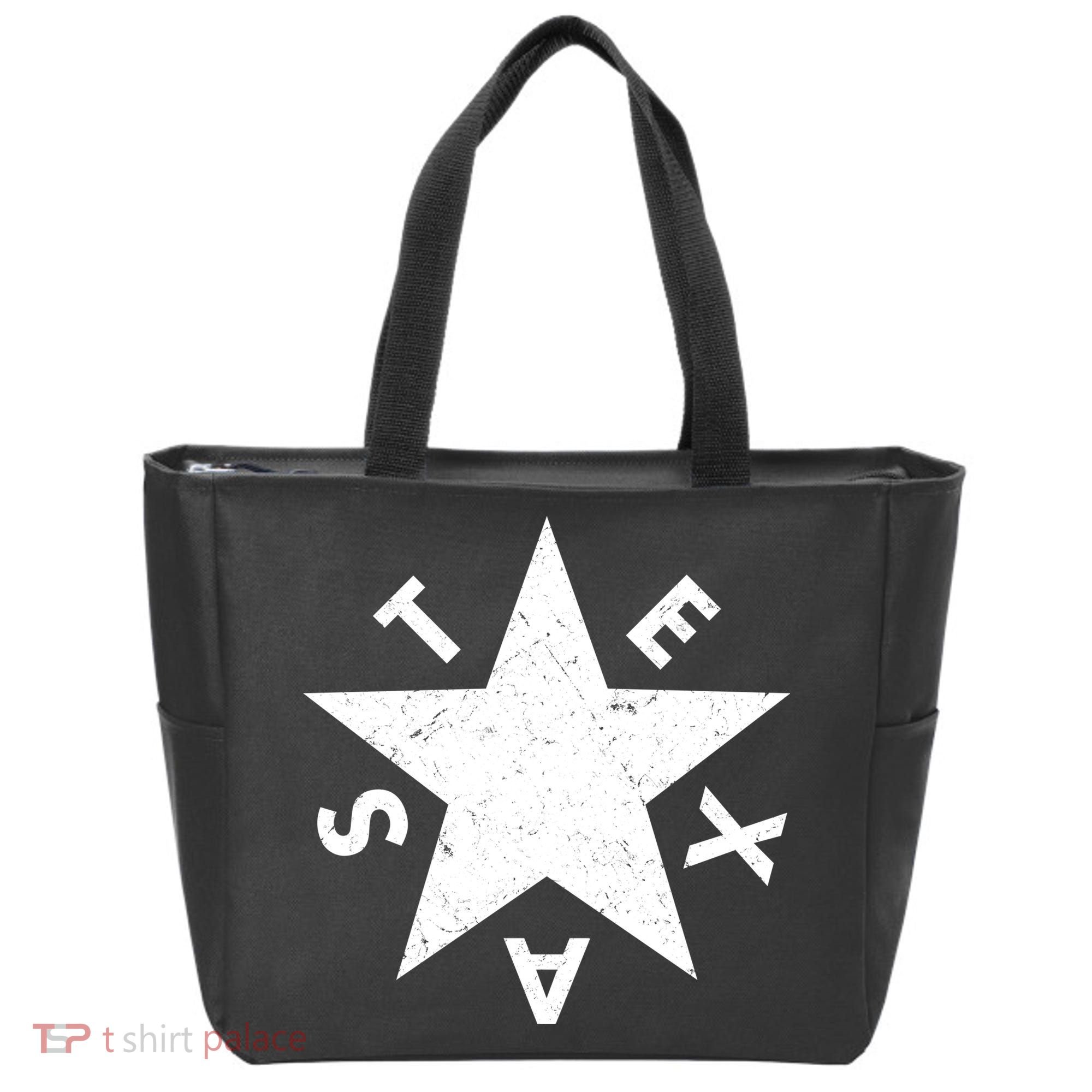 Distressed Texas Star Tote Bag