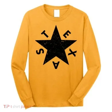 Distressed Texas Star Long Sleeve Shirt