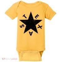Distressed Texas Star Baby Bodysuit thumb 0