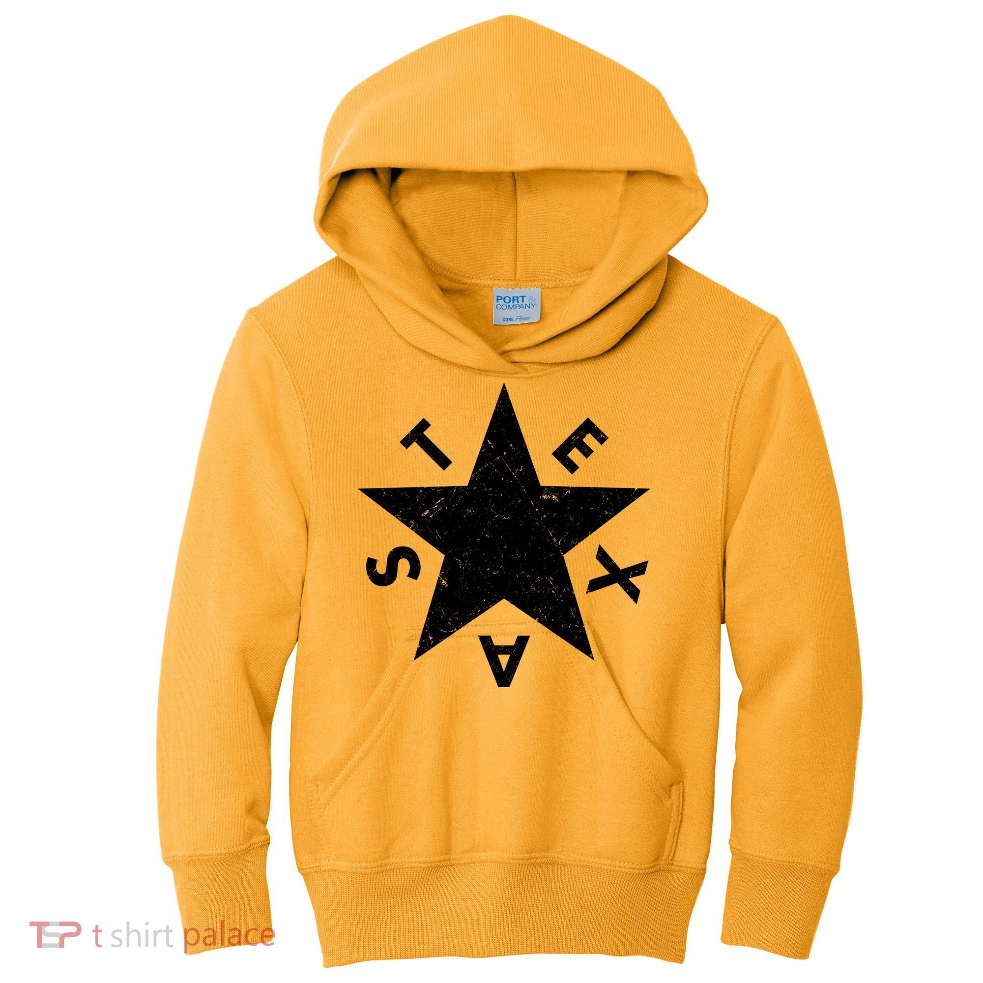 Distressed Texas Star Kids Hoodie