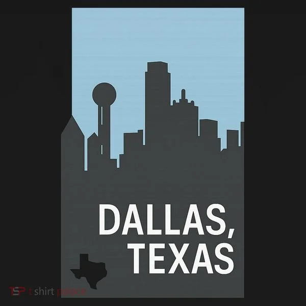 Dallas Texas Simple Doggie Tank