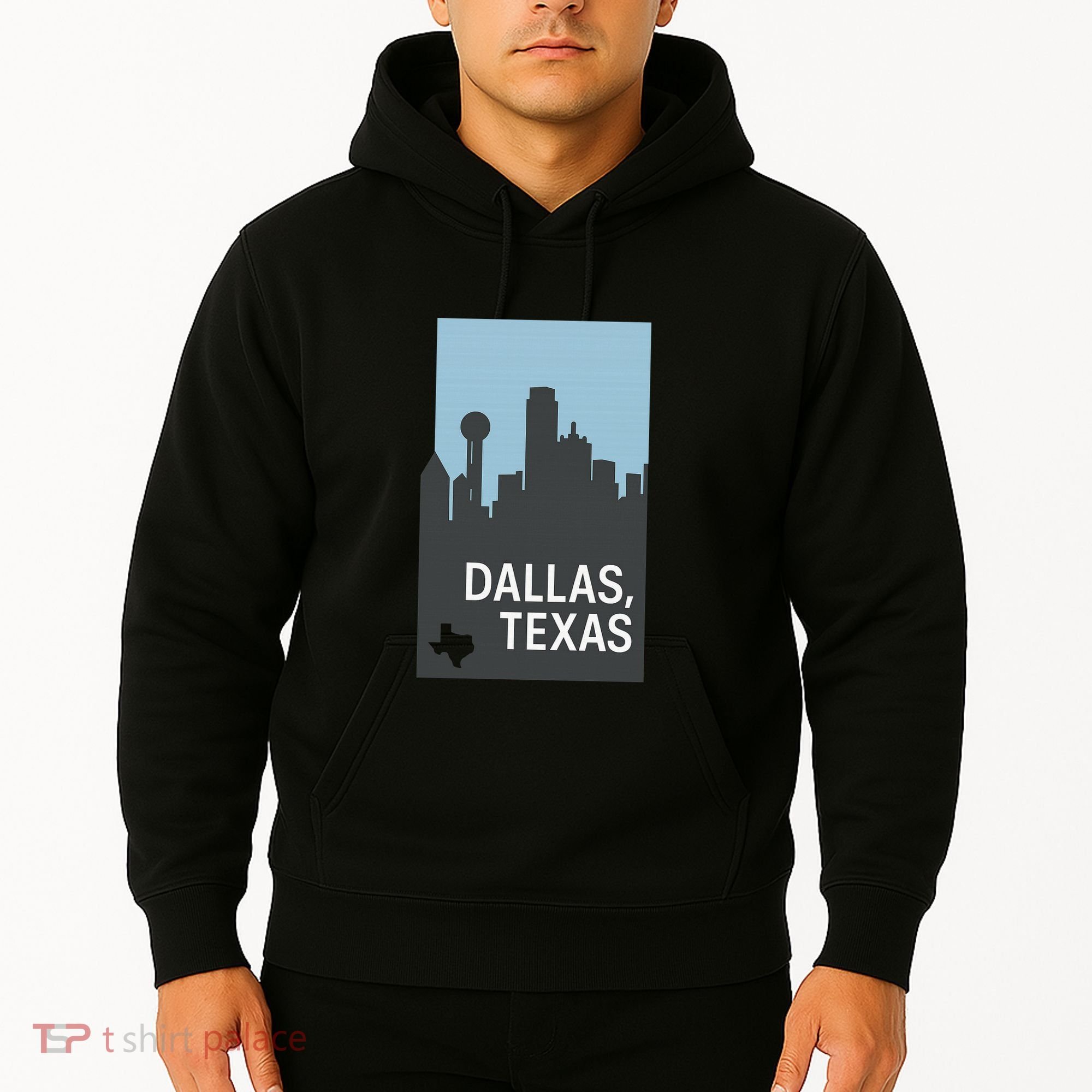 Dallas Texas Simple Hoodie