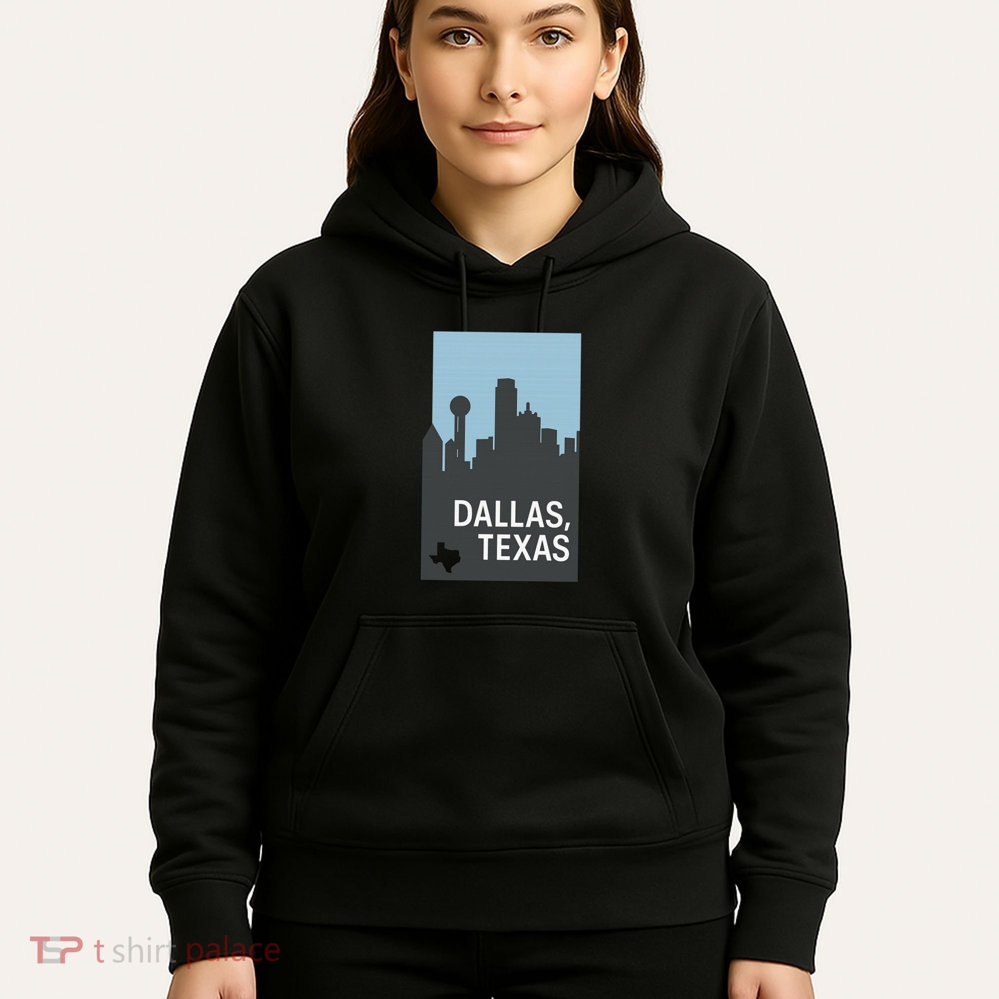 Dallas Texas Simple Hoodie