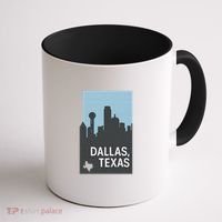 Dallas Texas Simple Coffee Mug thumb 1