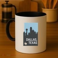 Dallas Texas Simple Coffee Mug thumb 4