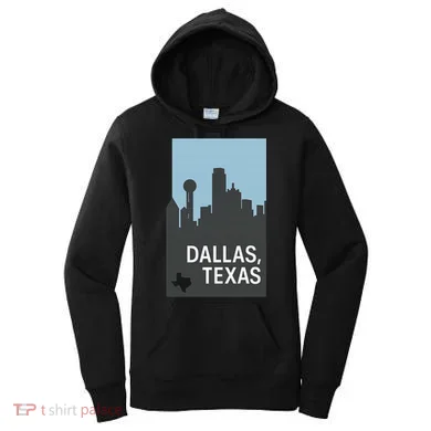 Dallas Texas Simple Women's Hoodie