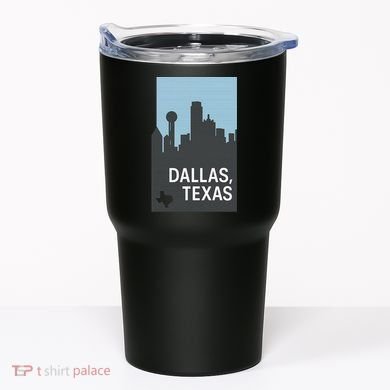 Dallas Texas Simple Tumbler