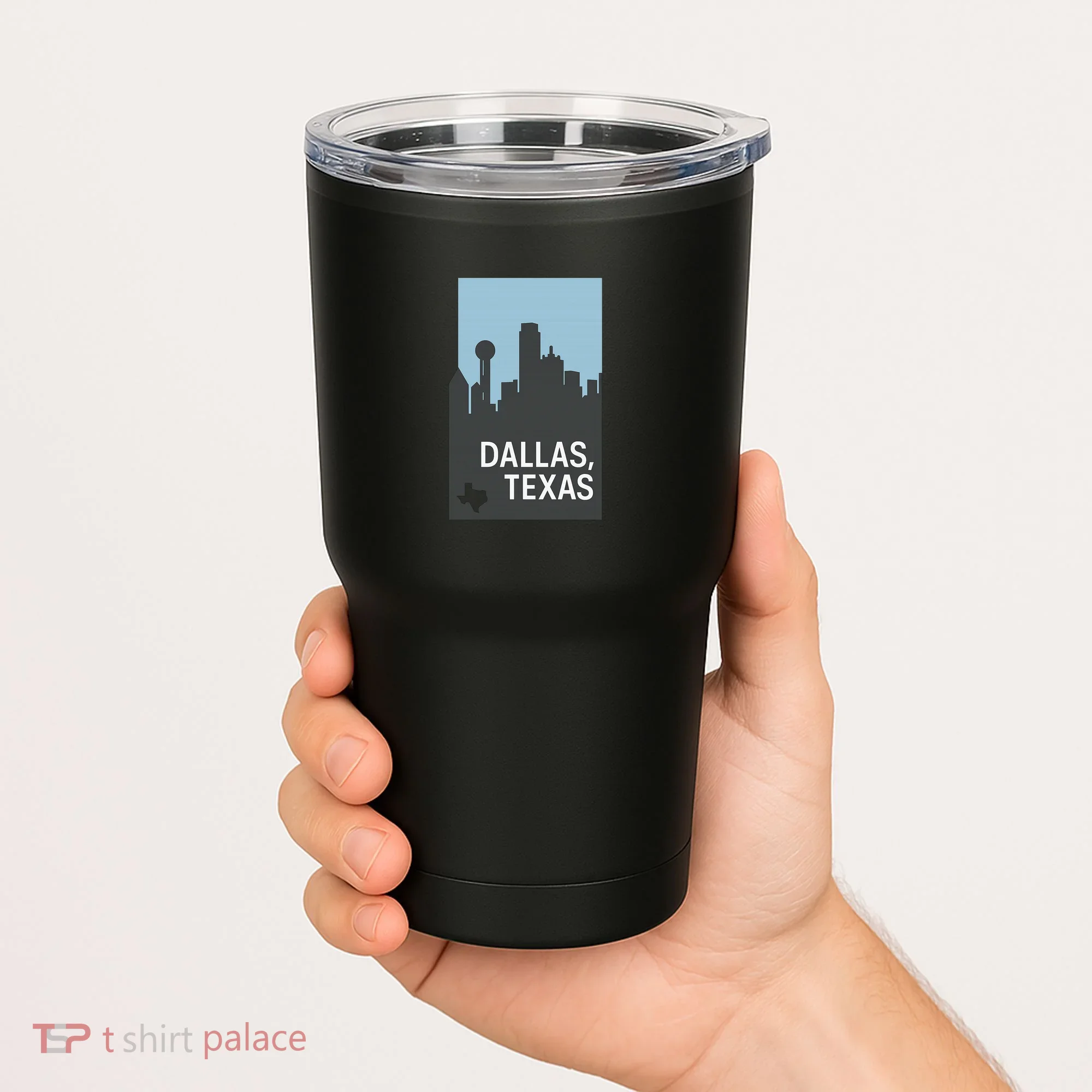 Dallas Texas Simple Tumbler