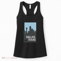 Dallas Texas Simple Women's Tank Top thumb 0
