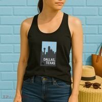 Dallas Texas Simple Women's Tank Top thumb 2