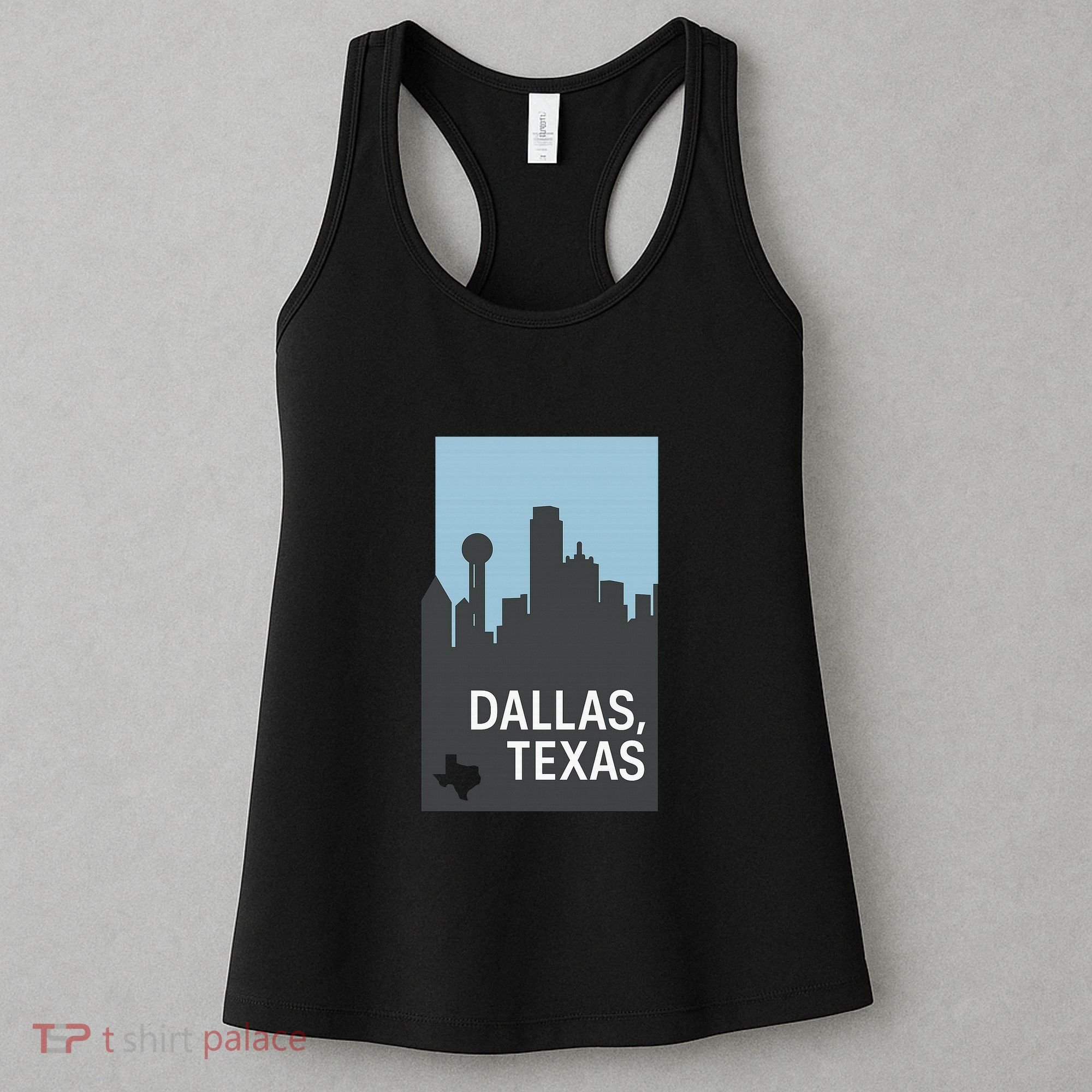 Dallas Texas Simple Women's Tank Top