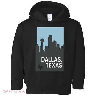 Dallas Texas Simple Toddler Hoodie