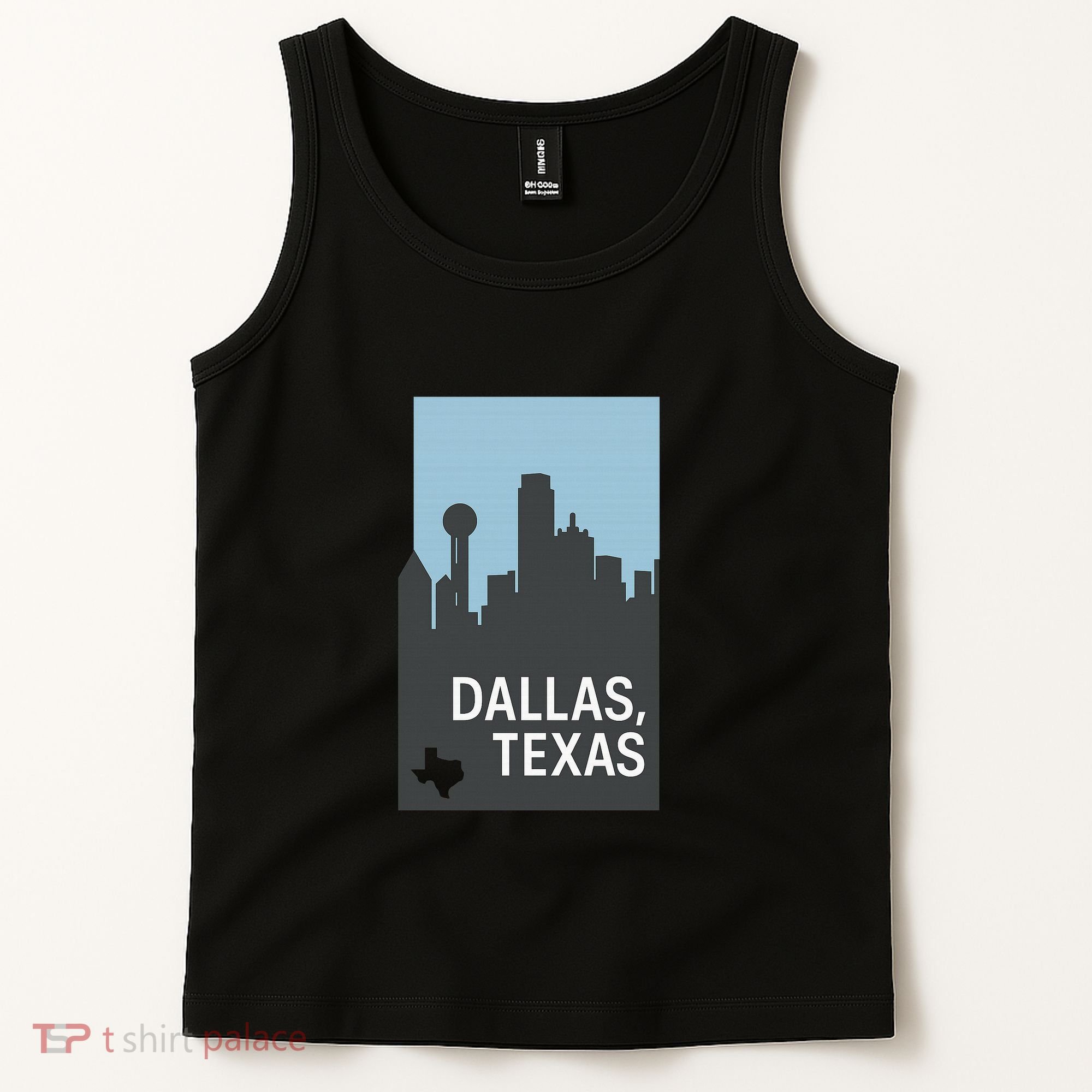 Dallas Texas Simple Tank Top