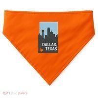 Dallas Texas Simple USA-Made Doggie Bandana thumb 0