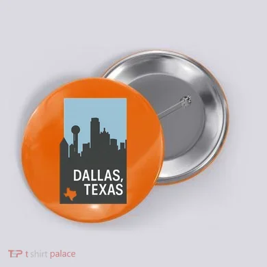 Dallas Texas Simple Button
