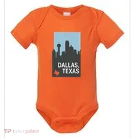Dallas Texas Simple Baby Bodysuit thumb 0