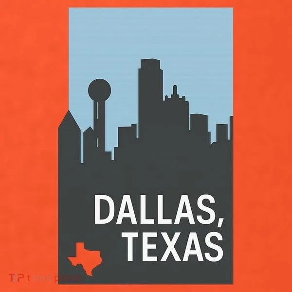 Dallas Texas Simple Baby Bodysuit