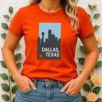 Dallas Texas Simple Women's T-Shirt thumb 2