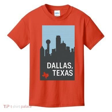 Dallas Texas Simple Kids T-Shirt