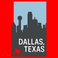 Dallas Texas Simple Santa Hat thumb 1