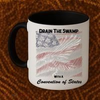 Drain The Swamp With A Convention Of States Coffee Mug thumb 2
