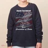 Drain The Swamp With A Convention Of States Women's Sweatshirt thumb 0