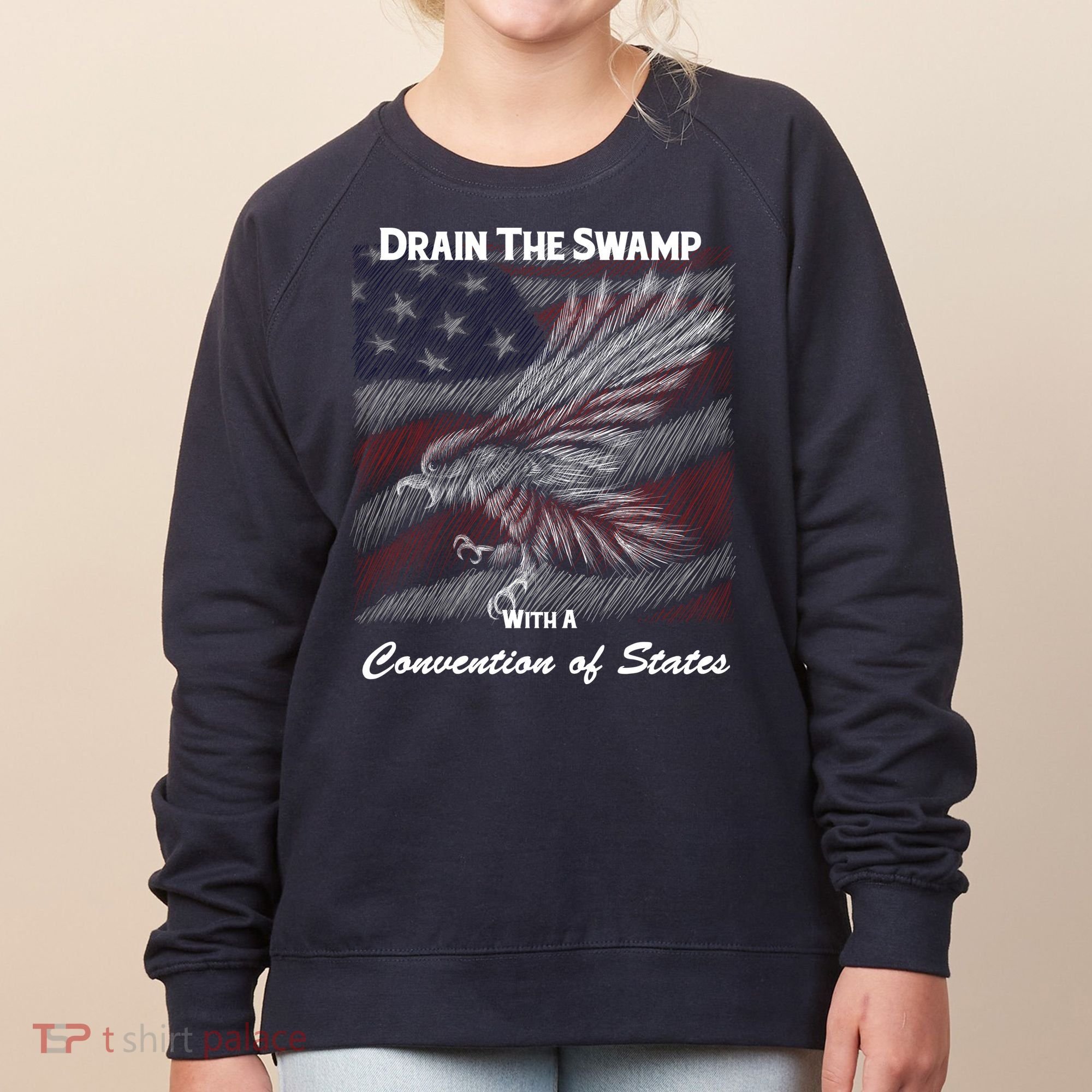 Drain The Swamp With A Convention Of States Women's Sweatshirt
