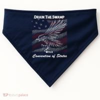 Drain The Swamp With A Convention Of States USA-Made Doggie Bandana thumb 0