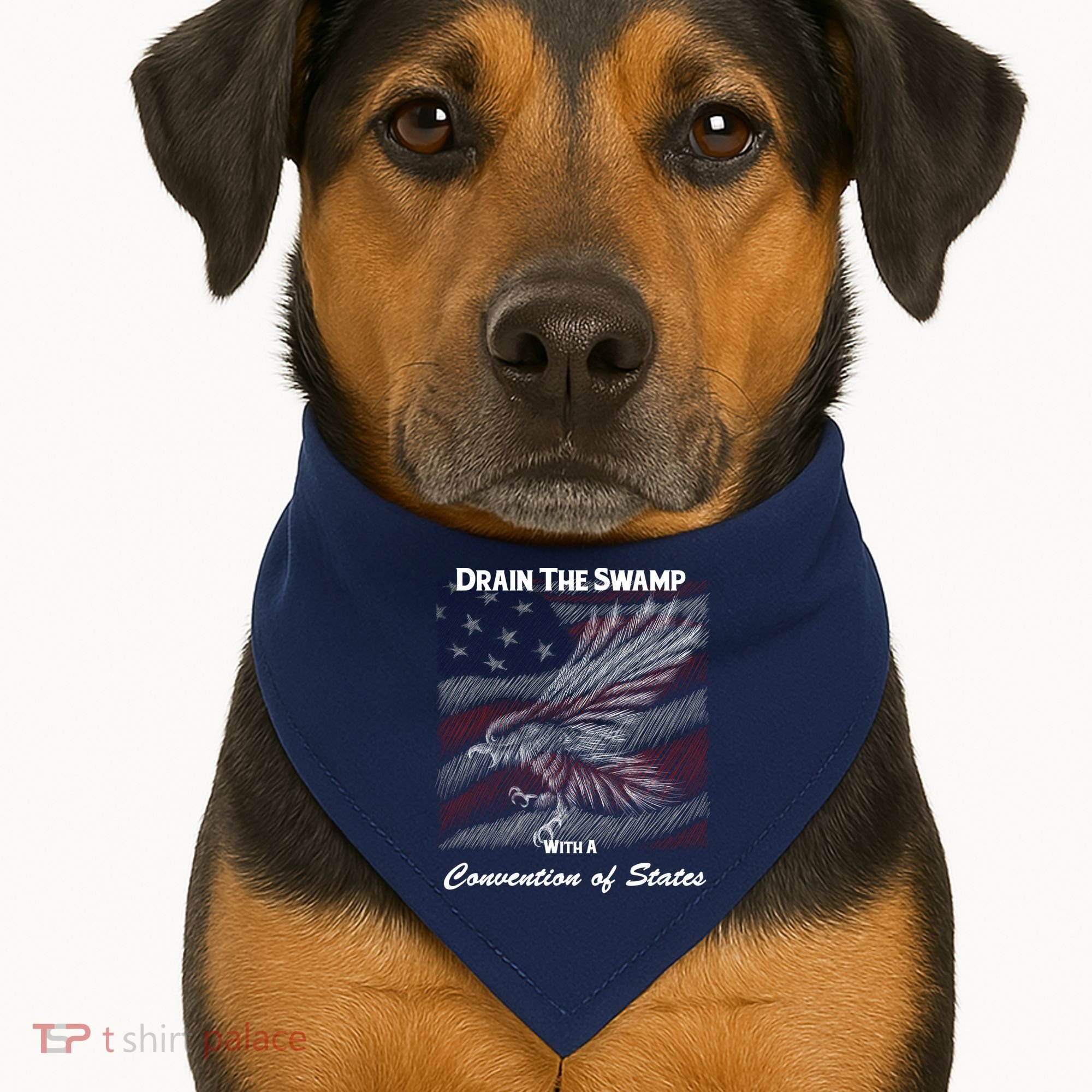 Drain The Swamp With A Convention Of States USA-Made Doggie Bandana