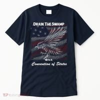 Drain The Swamp With A Convention Of States Tall T-Shirt thumb 0